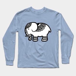 Tribal Elephant Long Sleeve T-Shirt